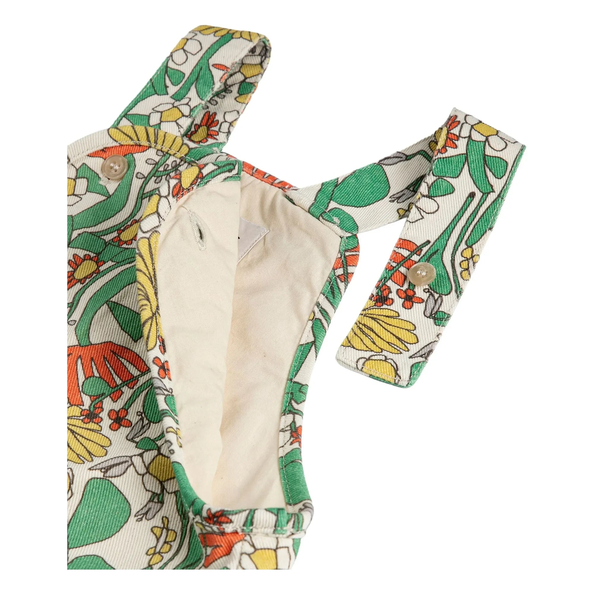 Bobo Choses - Organic Cotton Floral-Print Romper | White