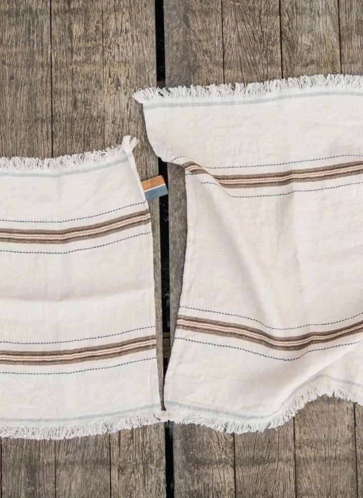 Libeco - Belgian Tinos Beach Towel | Ecru