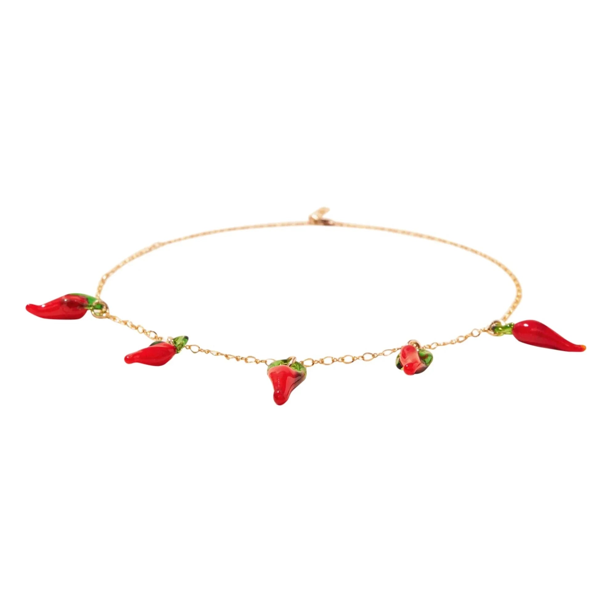 Camille Colette Studio - Red Chili Pepper Necklace