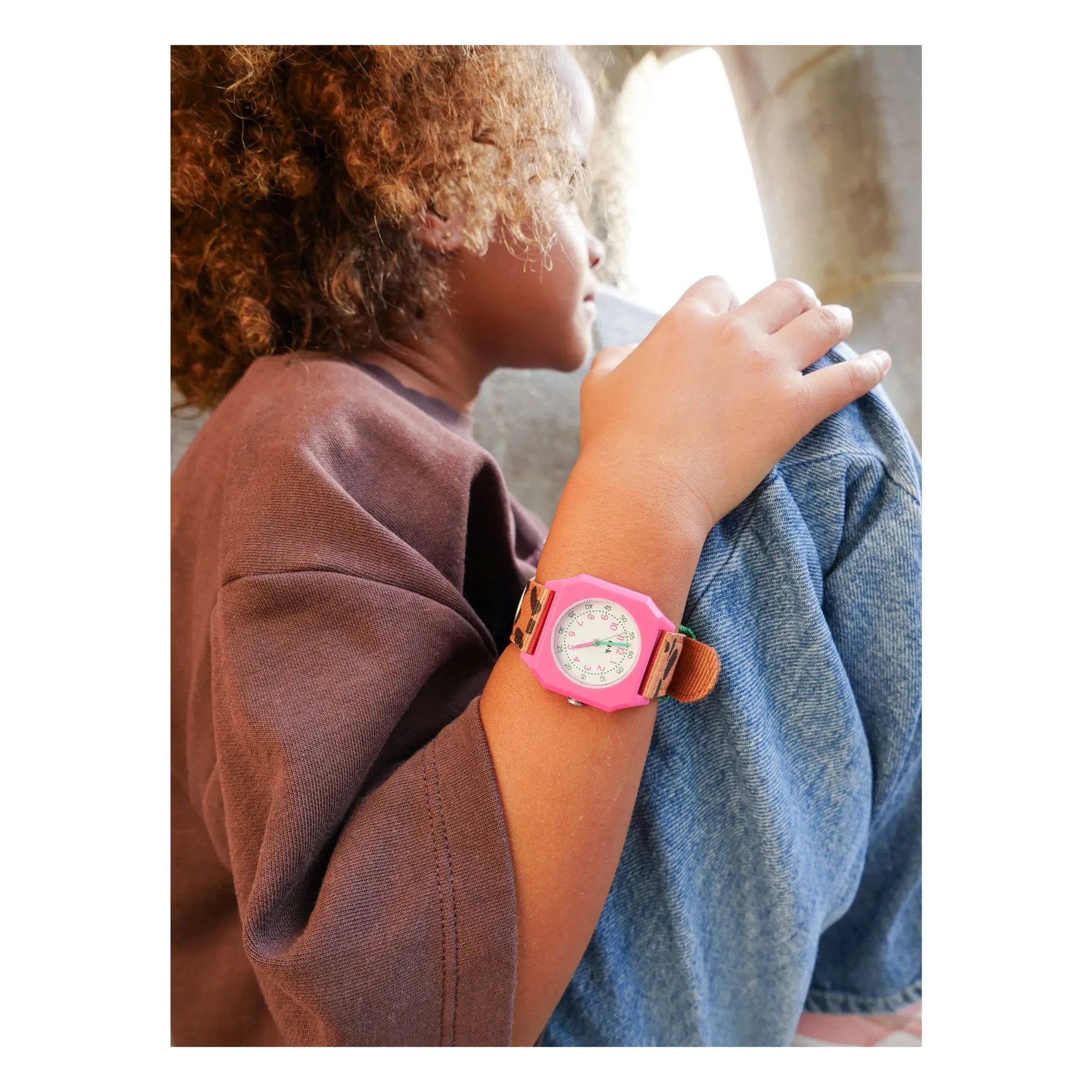 Mini Kyomo - Leopard Watch - Mini Kyomo x Taxi Brousse | Brown