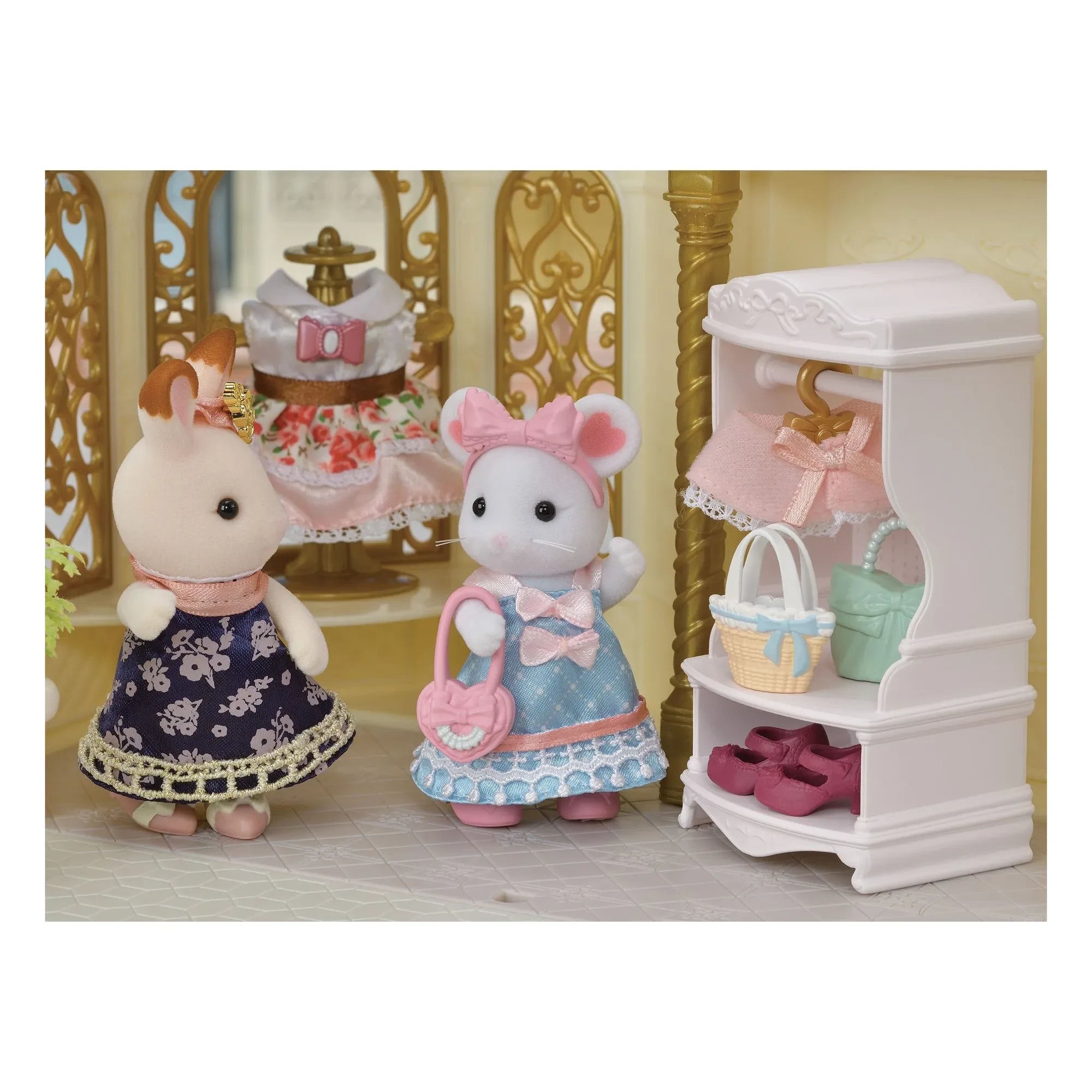 Sylvanian Families - Fashion Bag and Sister Marshmallow Mouse