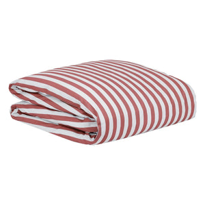Nobodinoz - Sheldon Striped Duvet Cover | Brown