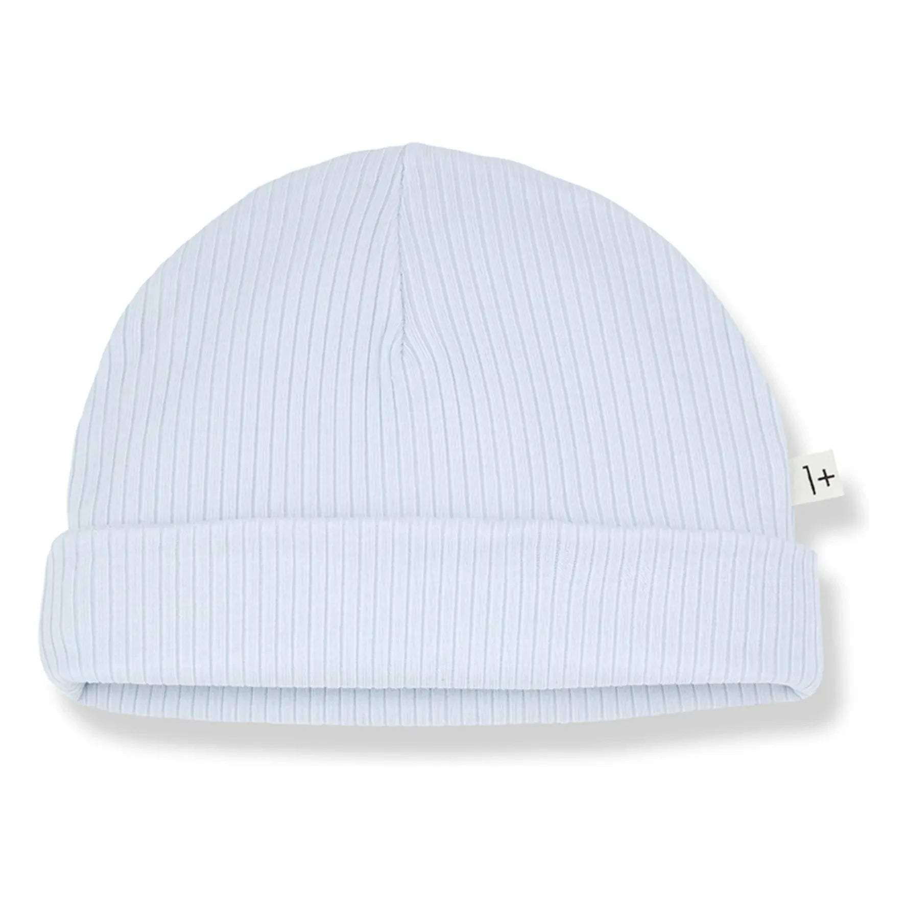 1+ in the family - Kai Ribbed Beanie | Light Blue