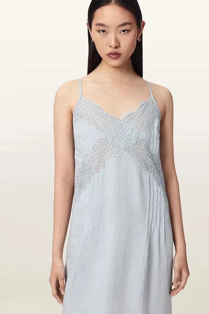 AllSaints SAMIA keten iç çamaşırı elbisesi