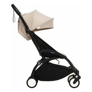 Stokke® - YOYO³ Bonpoint Complete Baby Stroller 0+ and 6+ Black Frame | Beige