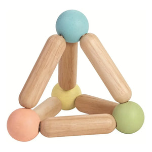 Plan Toys - Pastel Triangle Rattle
