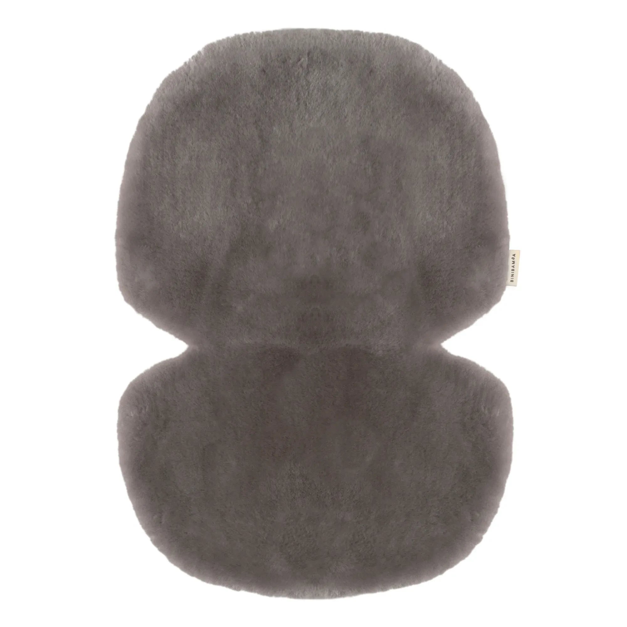 BINIBAMBA - Sheepskin Mat for Stroller or Moses Basket | Elephant