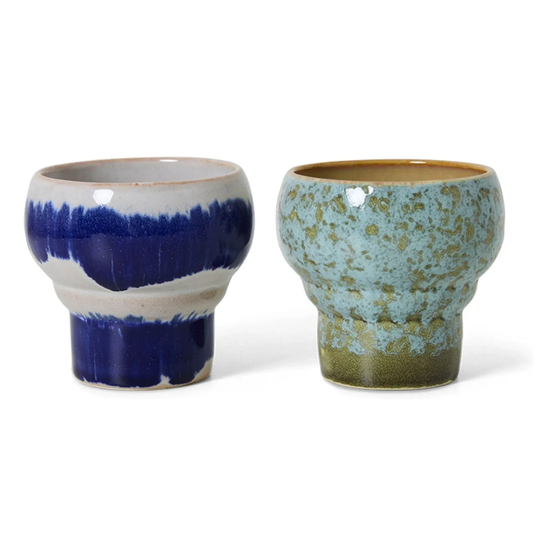 HKliving - Lungo Cups - Set of 2 | Indigo