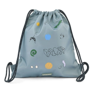 Liewood - Danella Oyun Jimnastik Çantası Geri Dönüştürülmüş Elyaf | Mavi Yeşil
