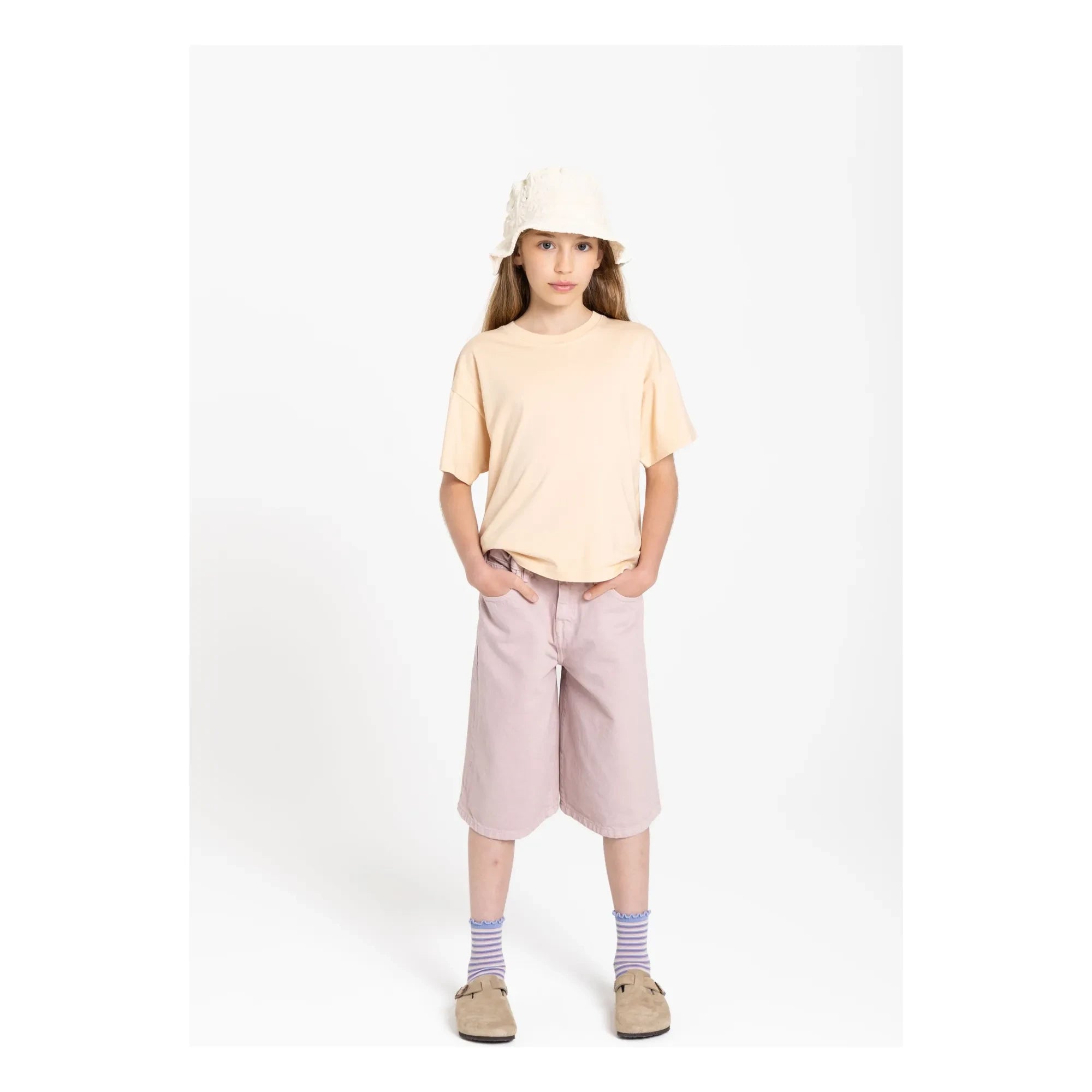 Smallable Kid - Russel Bermuda Shorts | Powder Pink