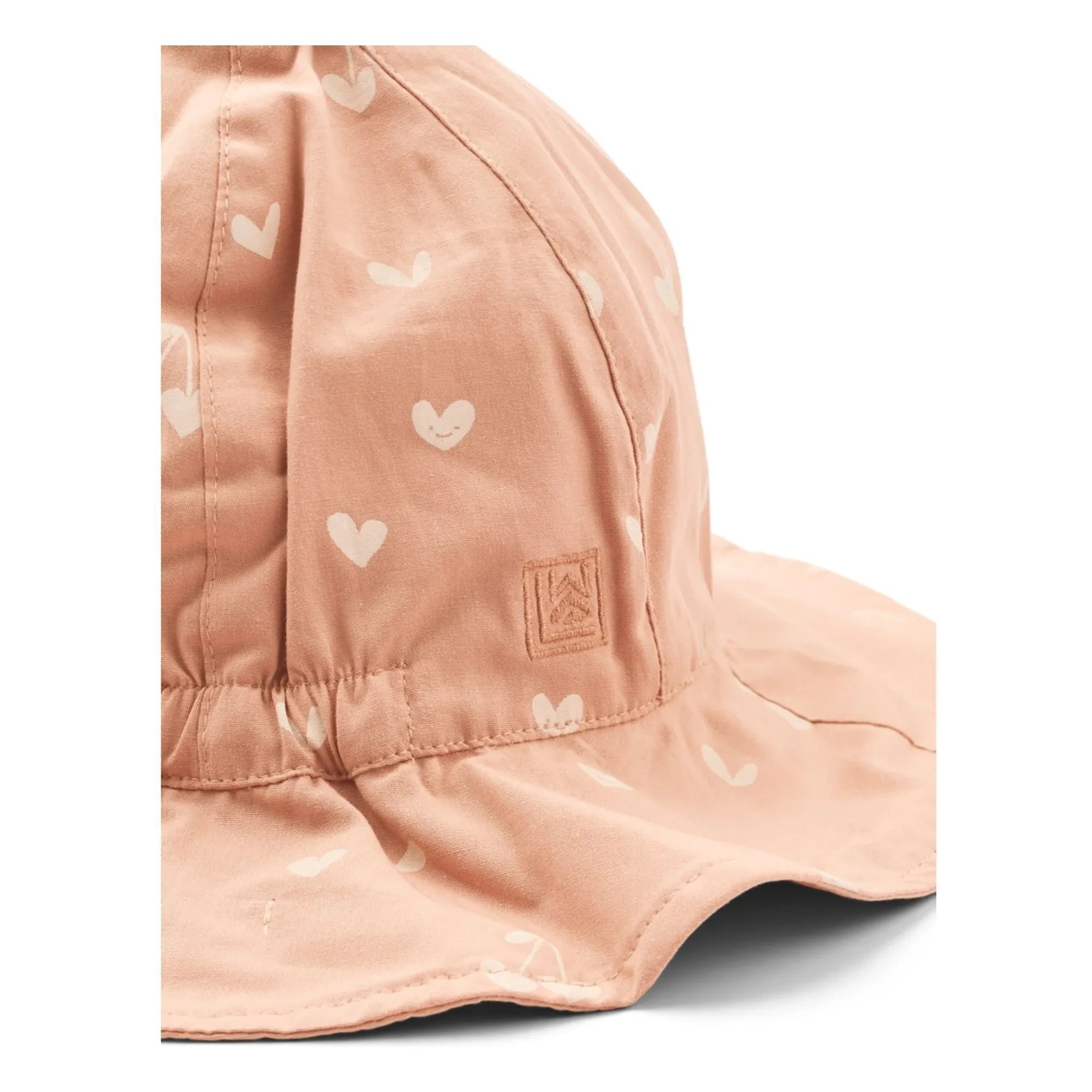 Liewood - Double-Sided Amélia Cœurs Organic Cotton Hat | Pink