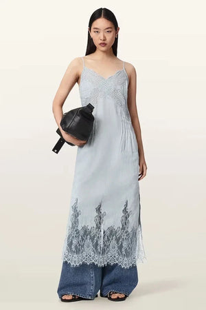 AllSaints SAMIA keten iç çamaşırı elbisesi