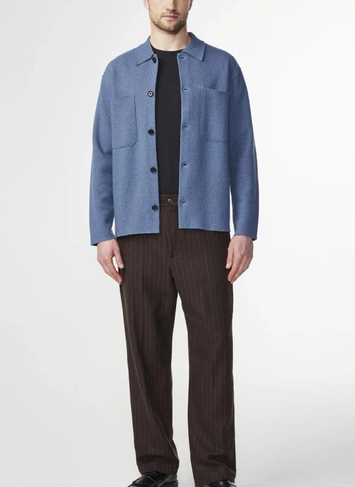 NN.07 - Jonas 6398 Merino Wool Jacket | Blue