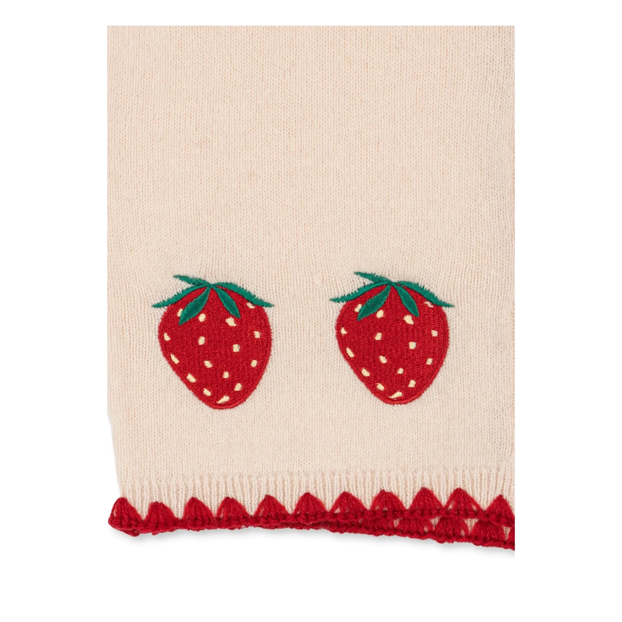 Konges Sløjd - Collette Strawberry Wool Sweater | Cream