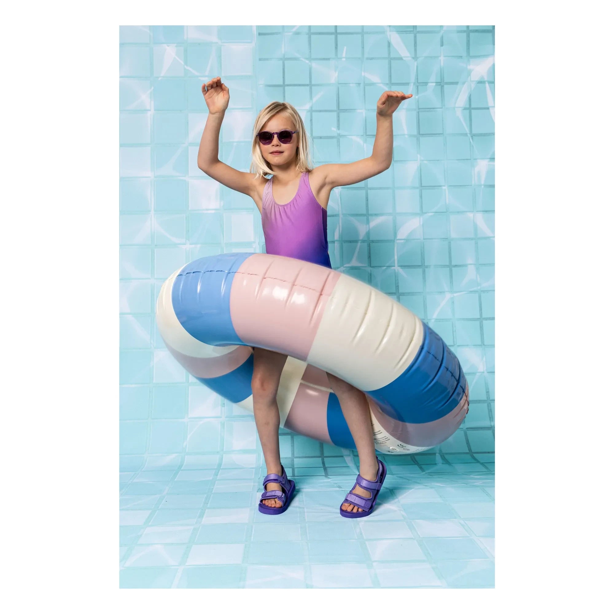 Hundred Pieces - Bay Backswimmer Swimsuit | Mavi Azure