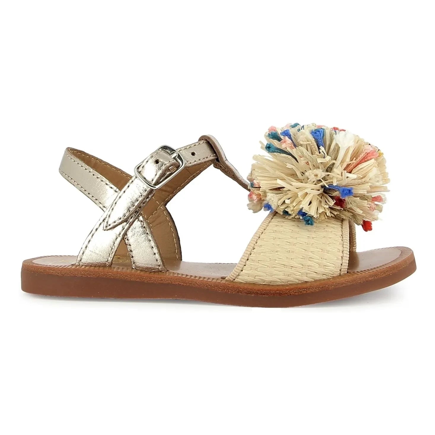 Pom d'Api - Sandaletler Ponpon | Beige