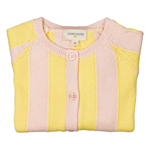 Louis Louise - Striped Gulsah Cardigan | Yellow