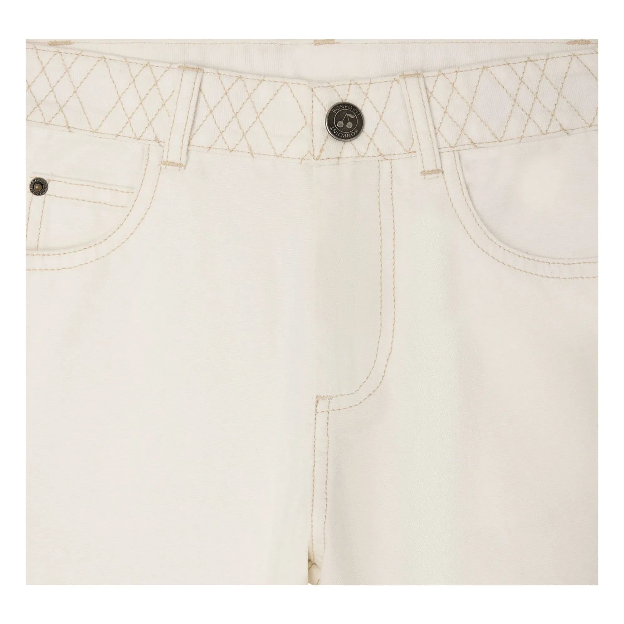 Bonpoint - Eloha Organic Cotton Pants | White
