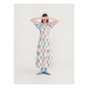 Bobo Choses - Pearl Cotton Dress | Blue