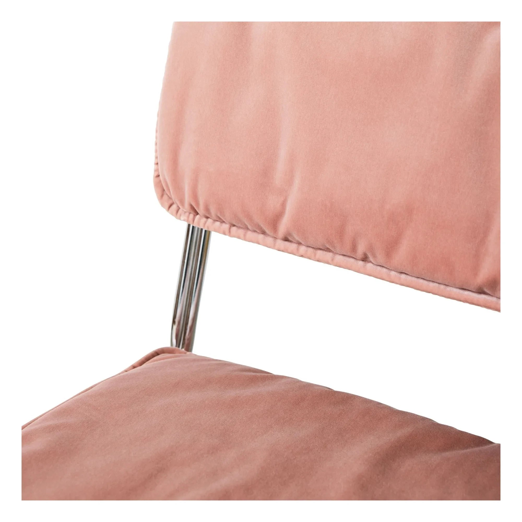 HKliving - Endless velvet chairs - Set of 2 | Pink