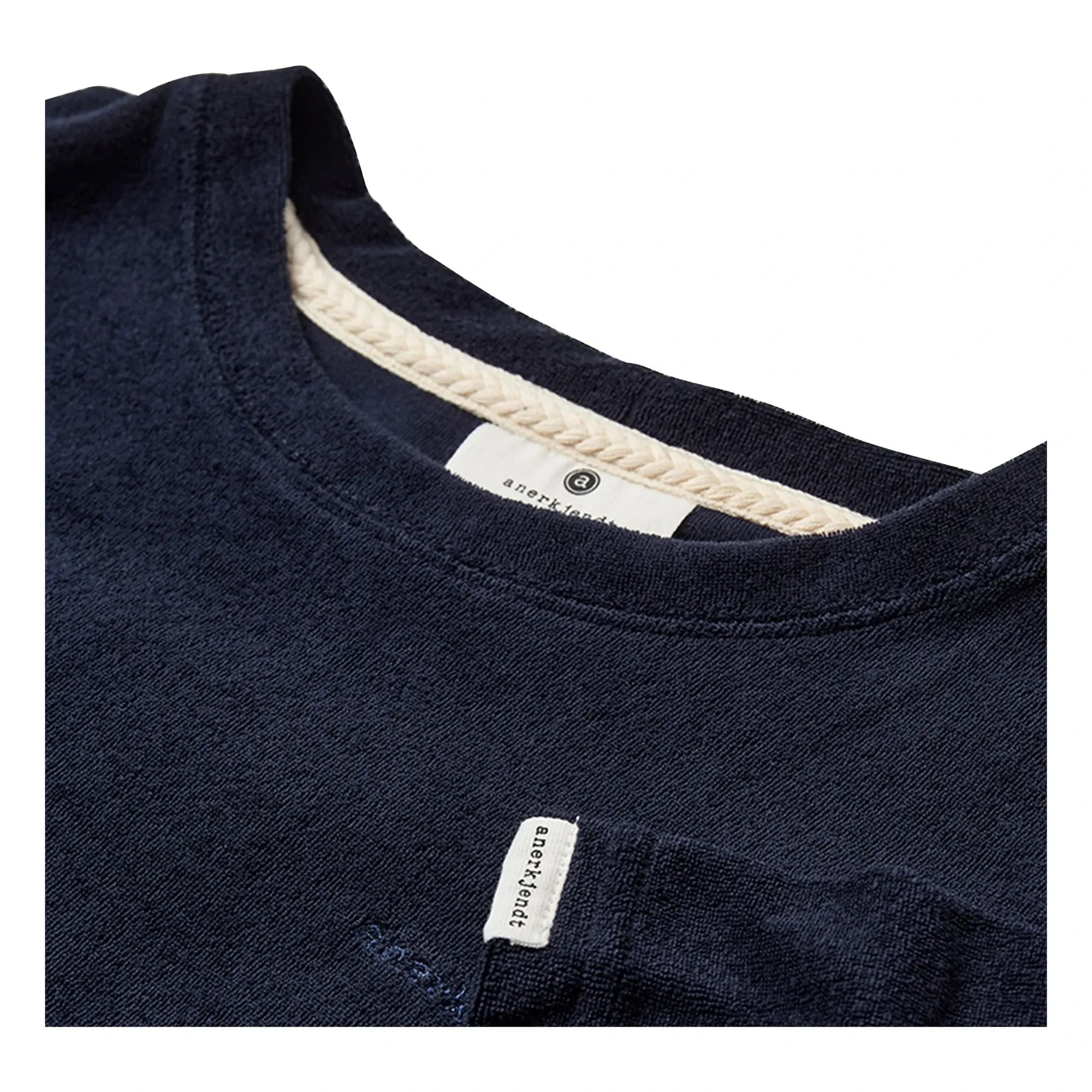 Anerkjendt - Akvillads Frotte T-Shirt | Dark Blue