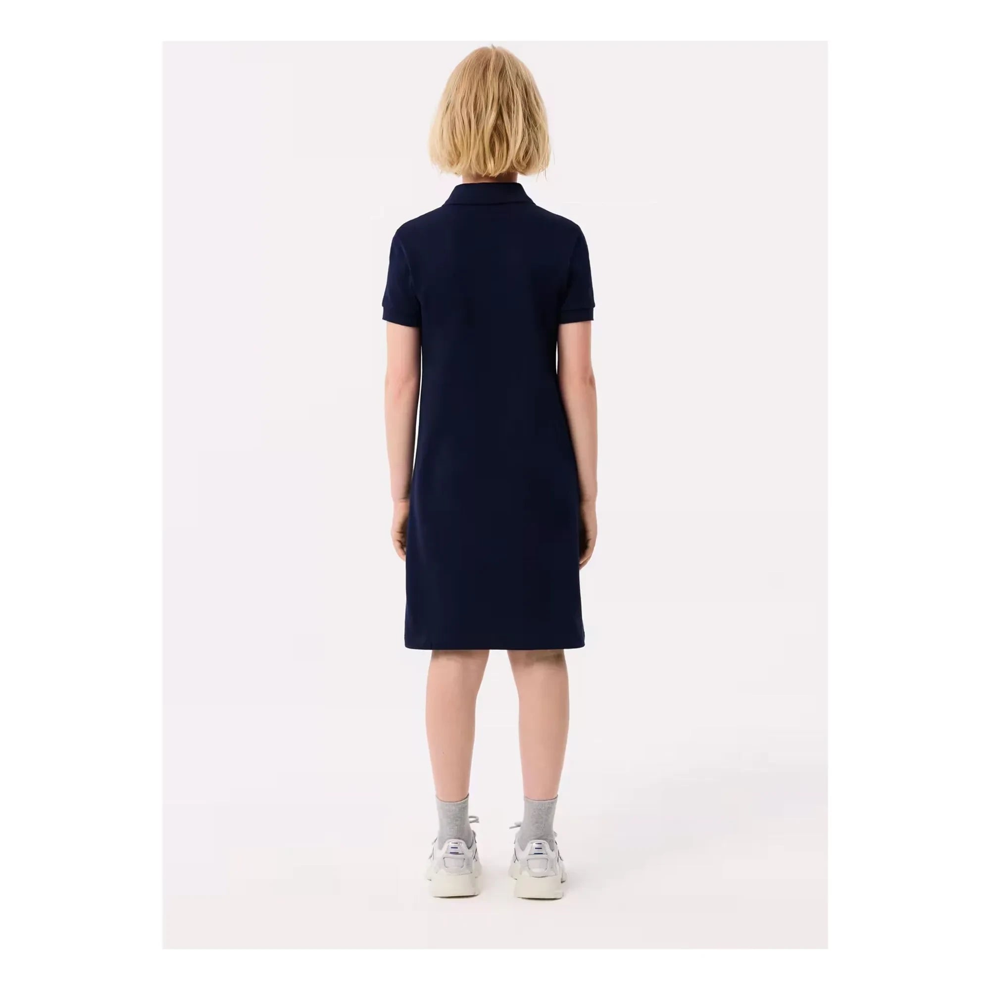 Lacoste - Organic Cotton Polo Dress | Navy