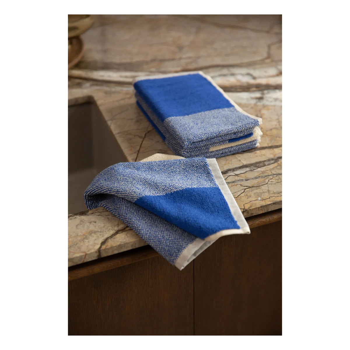 Suite 702 - Guest Towels, Lex Pott - 2-Piece Set | Blue