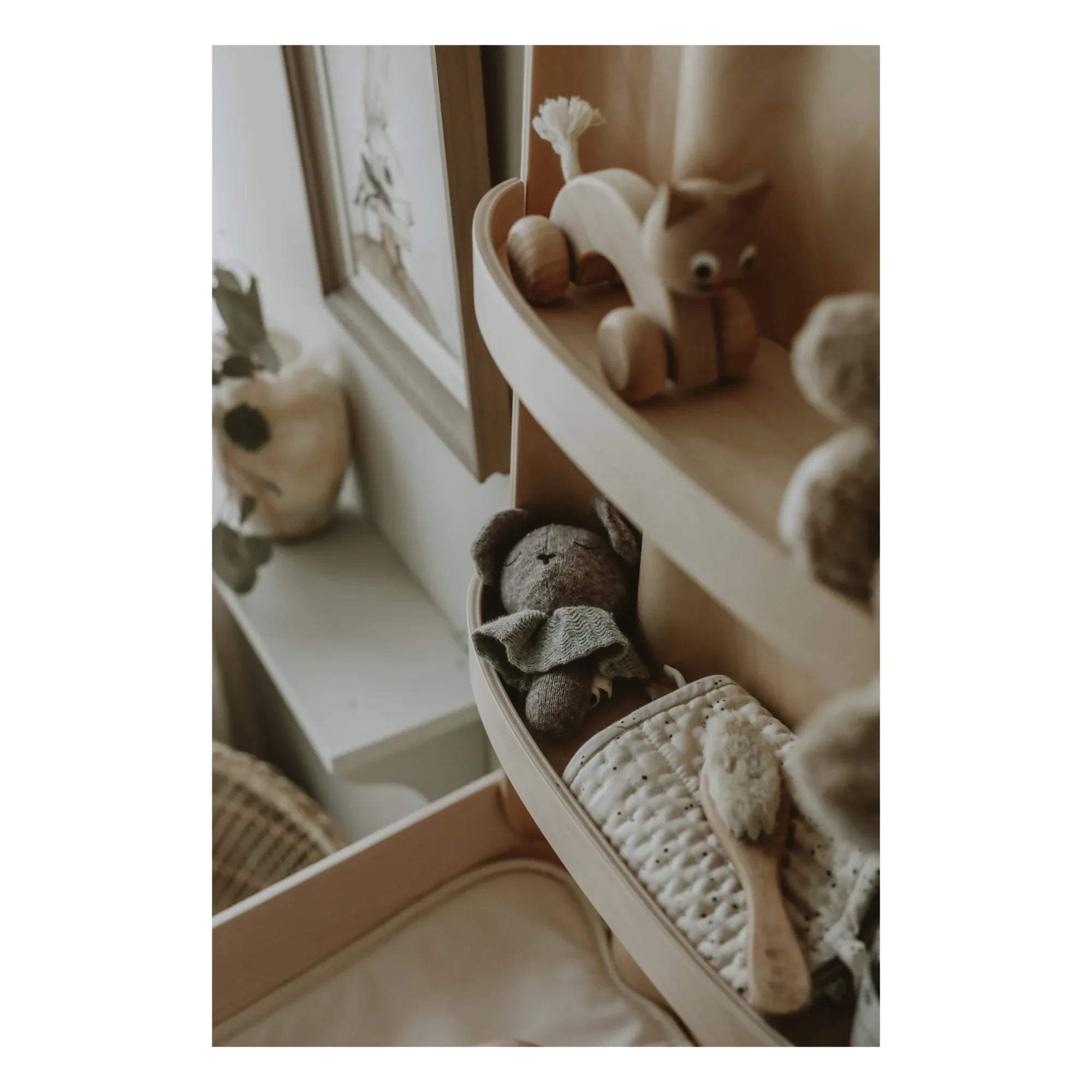 By BO design - Wall-mounted Changing Table - Natural