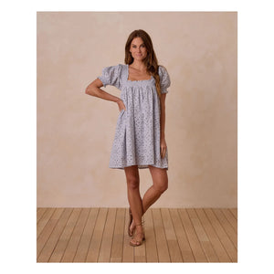 Rylee + Cru - Milan Embroidered Dress | Light Blue