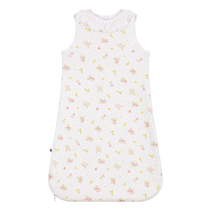 Petit Bateau - Fleurie Organik Pamuk uyku tulumu | Beyaz