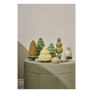 Raduga Gnezdo - Wooden Forest - 8 Piece Set
