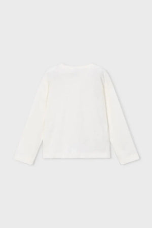 Mayoral children's cotton long-sleeve blouse