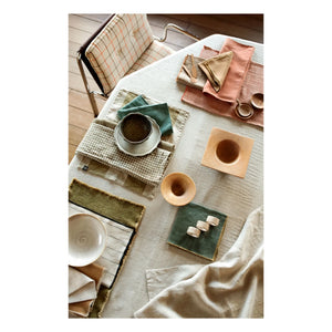 Haomy - Pisa Linen Napkin | Mocaccino