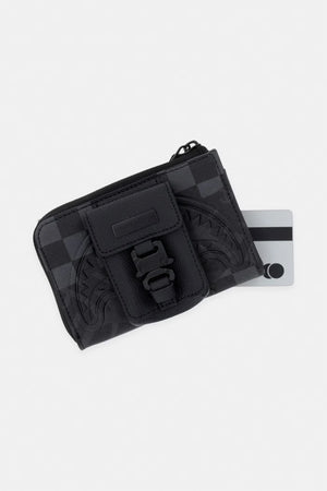 Sprayground - Black Faux Leather Wallet 910W9054NSZ