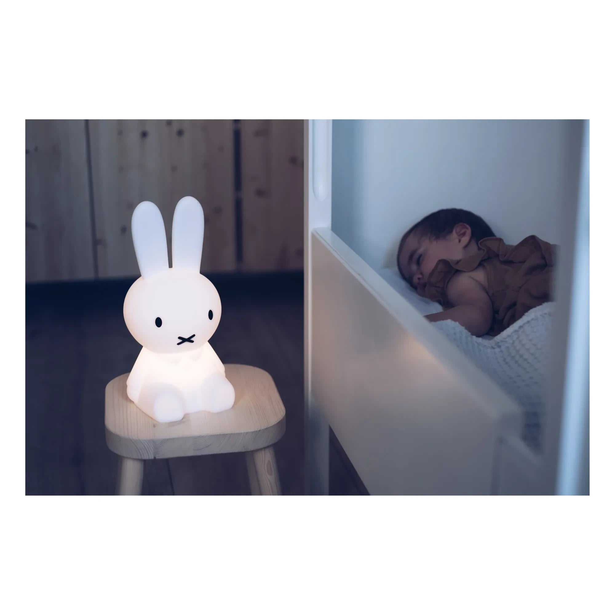 Mr Maria - Miffy Yumuşak Silikon Gece Lambası | Beyaz