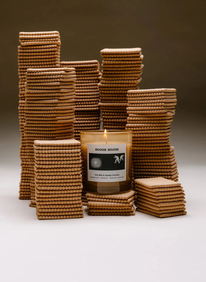 Boogie Bougie - Hot Milk & Gossip Crumbles Candle - 270 g