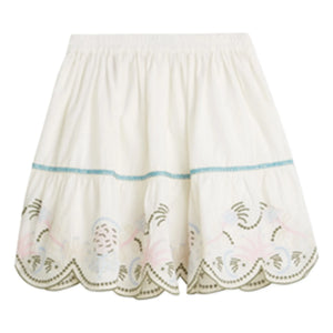 Scotch & Soda - Embroidered Skirt | Off-White