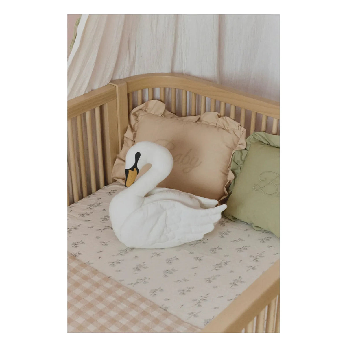 Lorena Canals - Swan Pillow | White