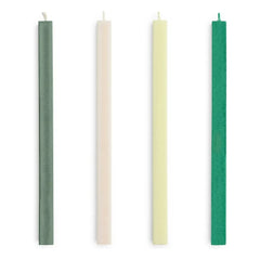 Hay - Square Candles - Set of 4 | Green