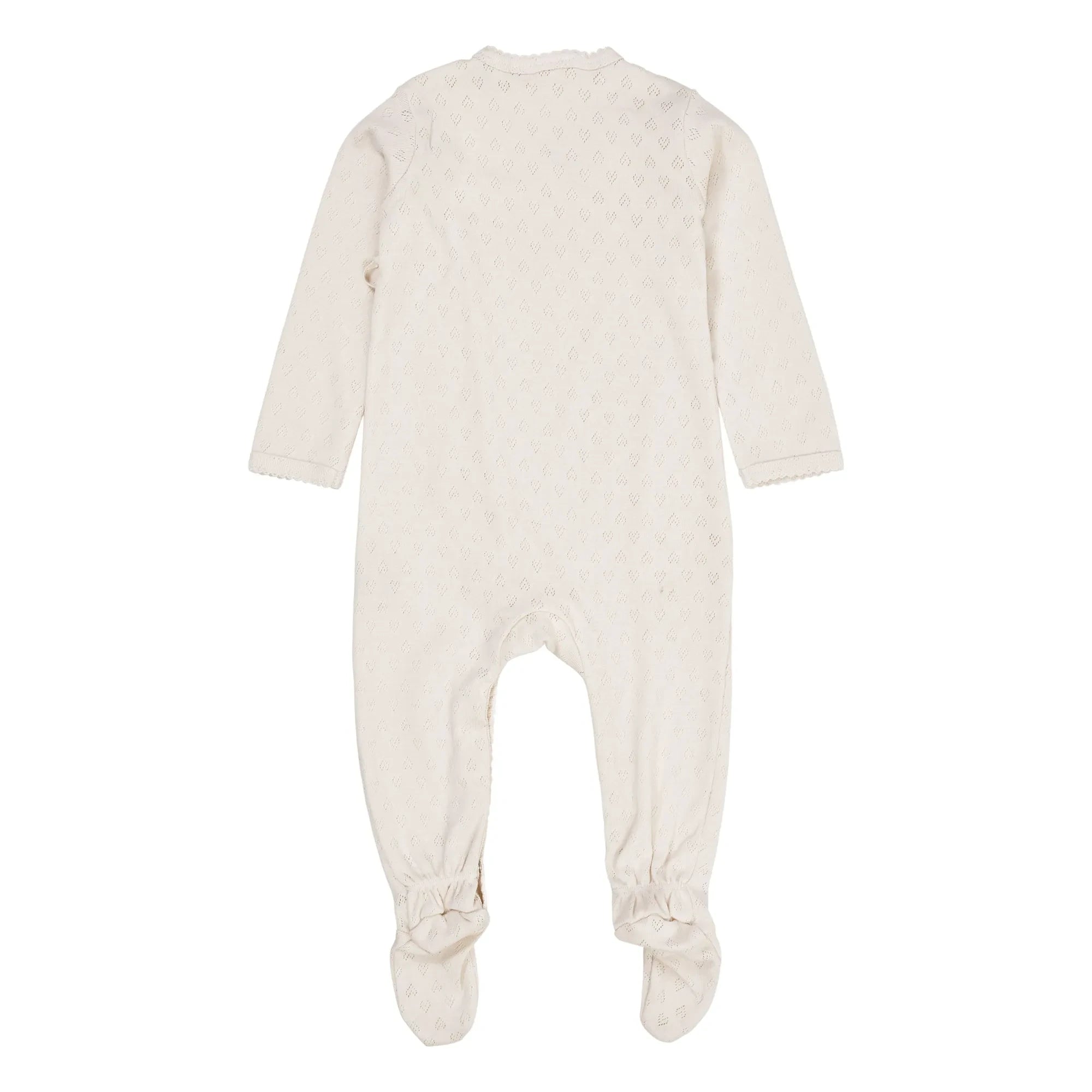 Copenhagen Colors - Organic Cotton Pointelle Pajama | Cream