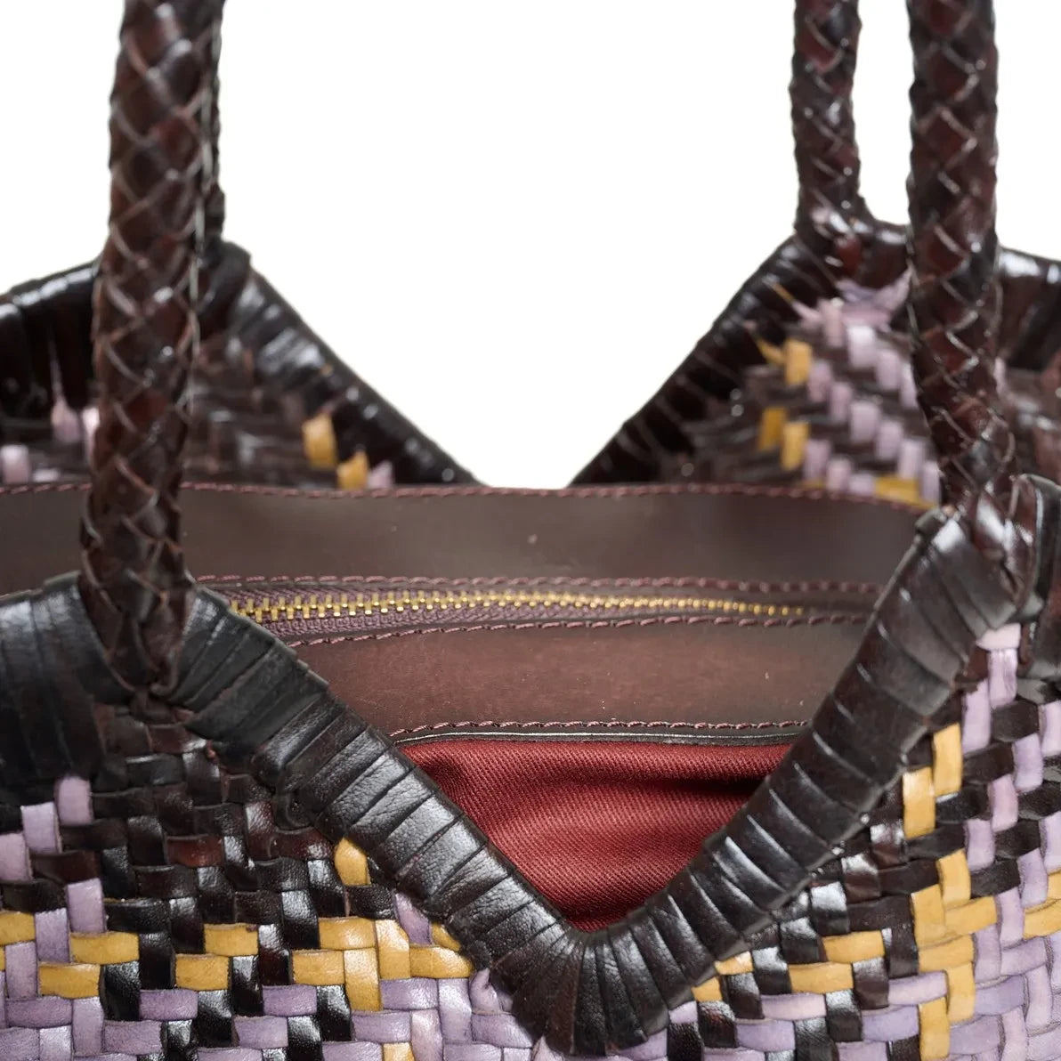 Vipera - Monet Madras Leather Bag | Blue
