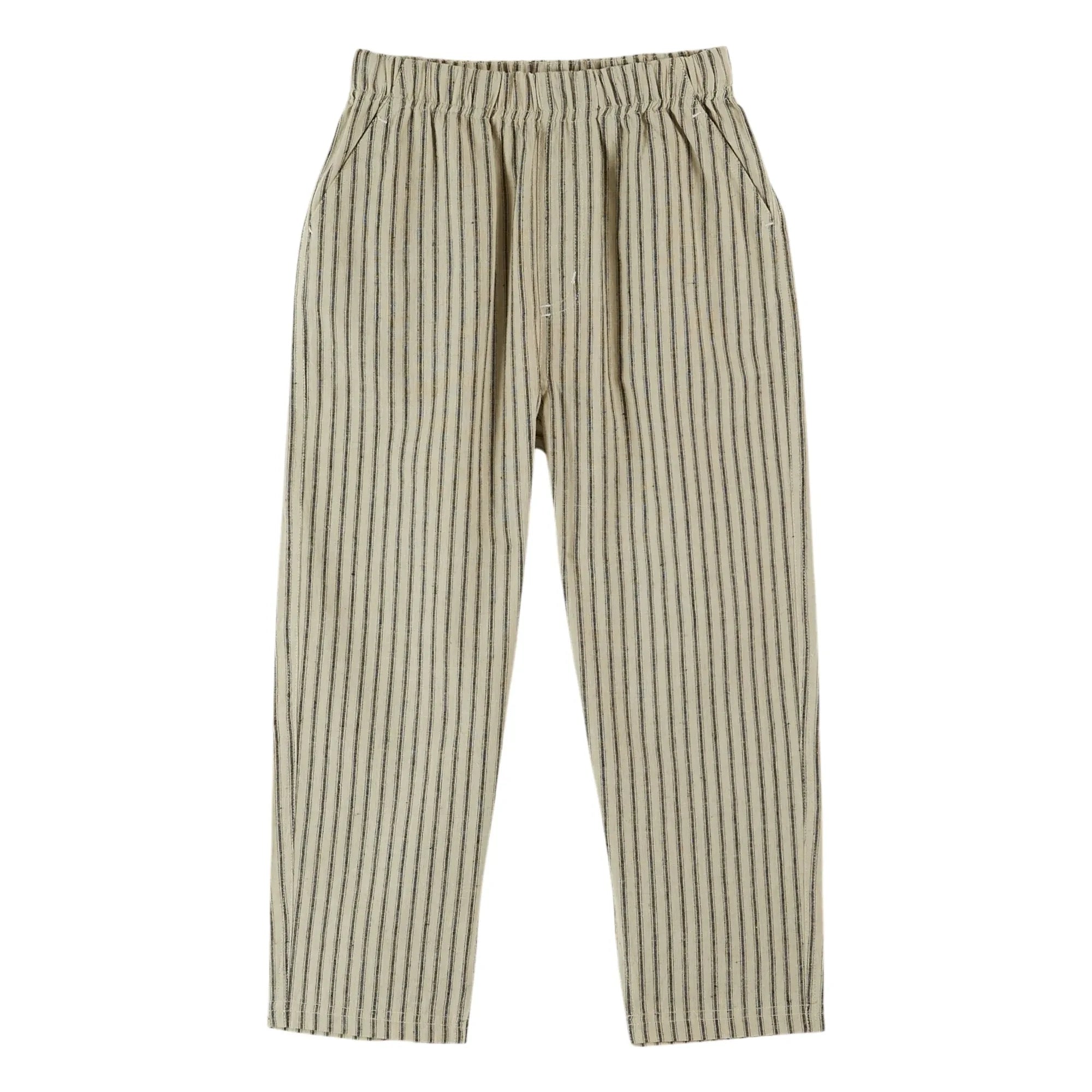 Emile et Ida - Striped Pants | Natural