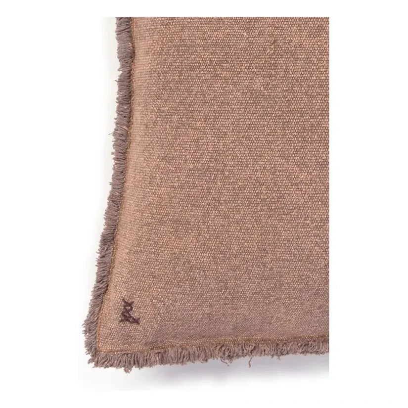 Lorena Canals - Stone-Washed Square Pillow | Taupe Brown