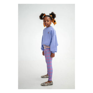 Repose AMS - Organic Cotton Logo Crop Sweatshirt | Lilac