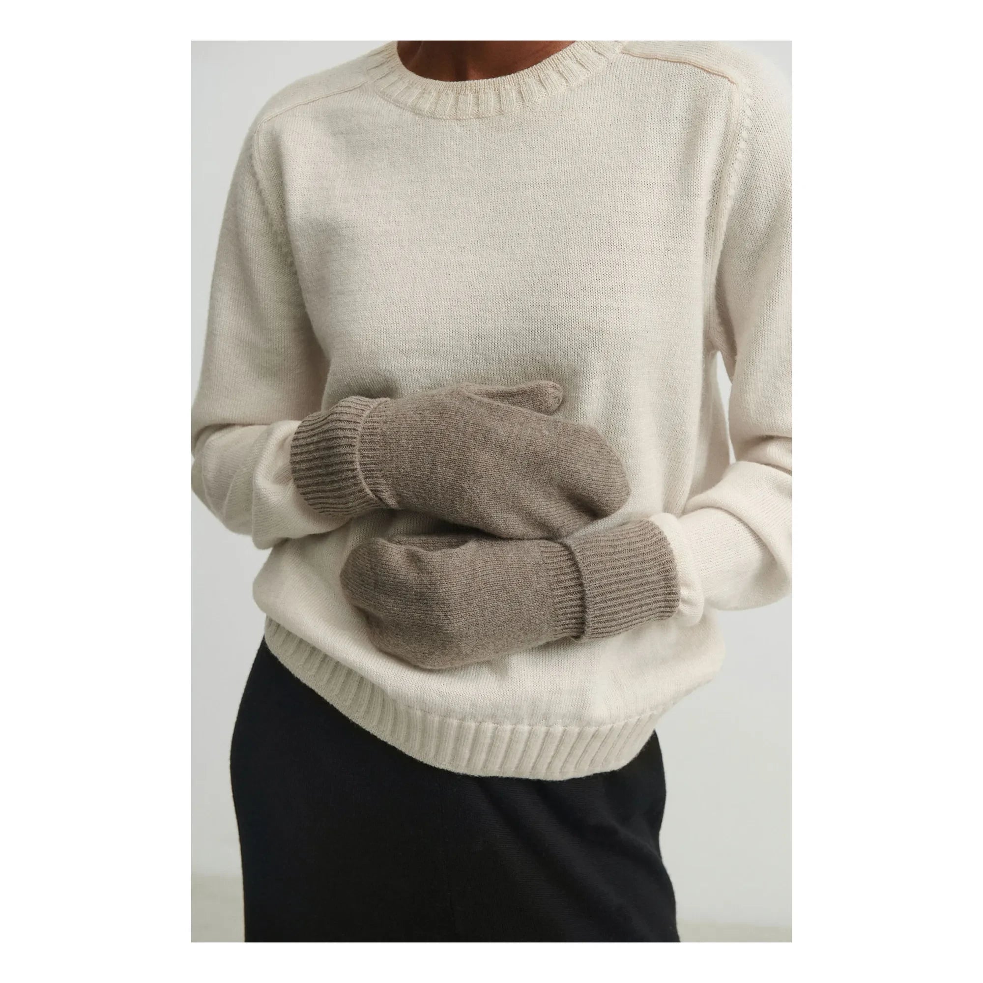 FUB - Wool Gloves - Women's Collection | Beige