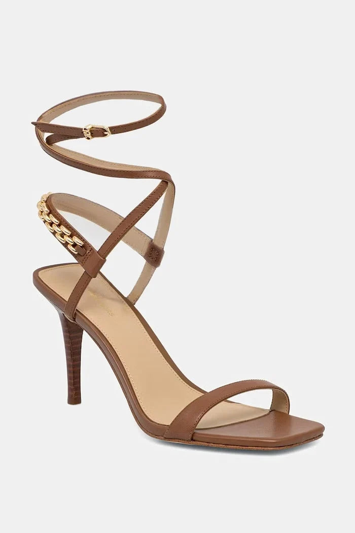 MICHAEL Michael Kors Marcia Leather Heeled Sandal