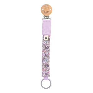 Bibs - Pacifier Clip and Bandana Bib - Bibs x Liberty | Purple
