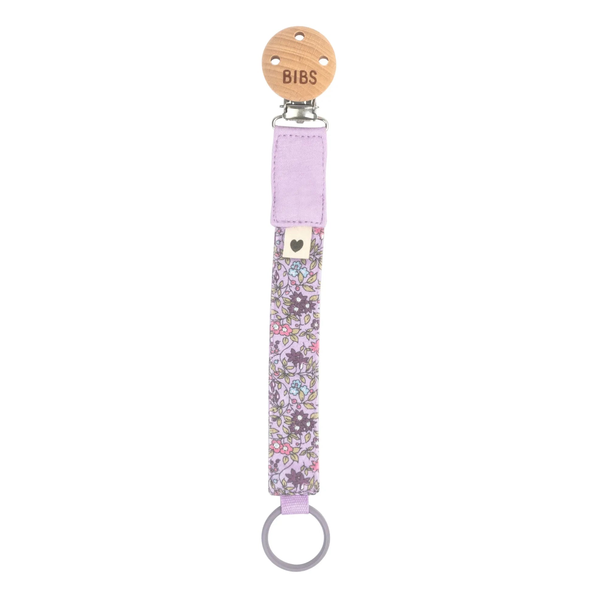 Bibs - Pacifier Clip and Bandana Bib - Bibs x Liberty | Purple