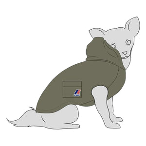 K-way - Le Vrai 4.0 Beverly Recycled Fiber Dog Raincoat | Khaki