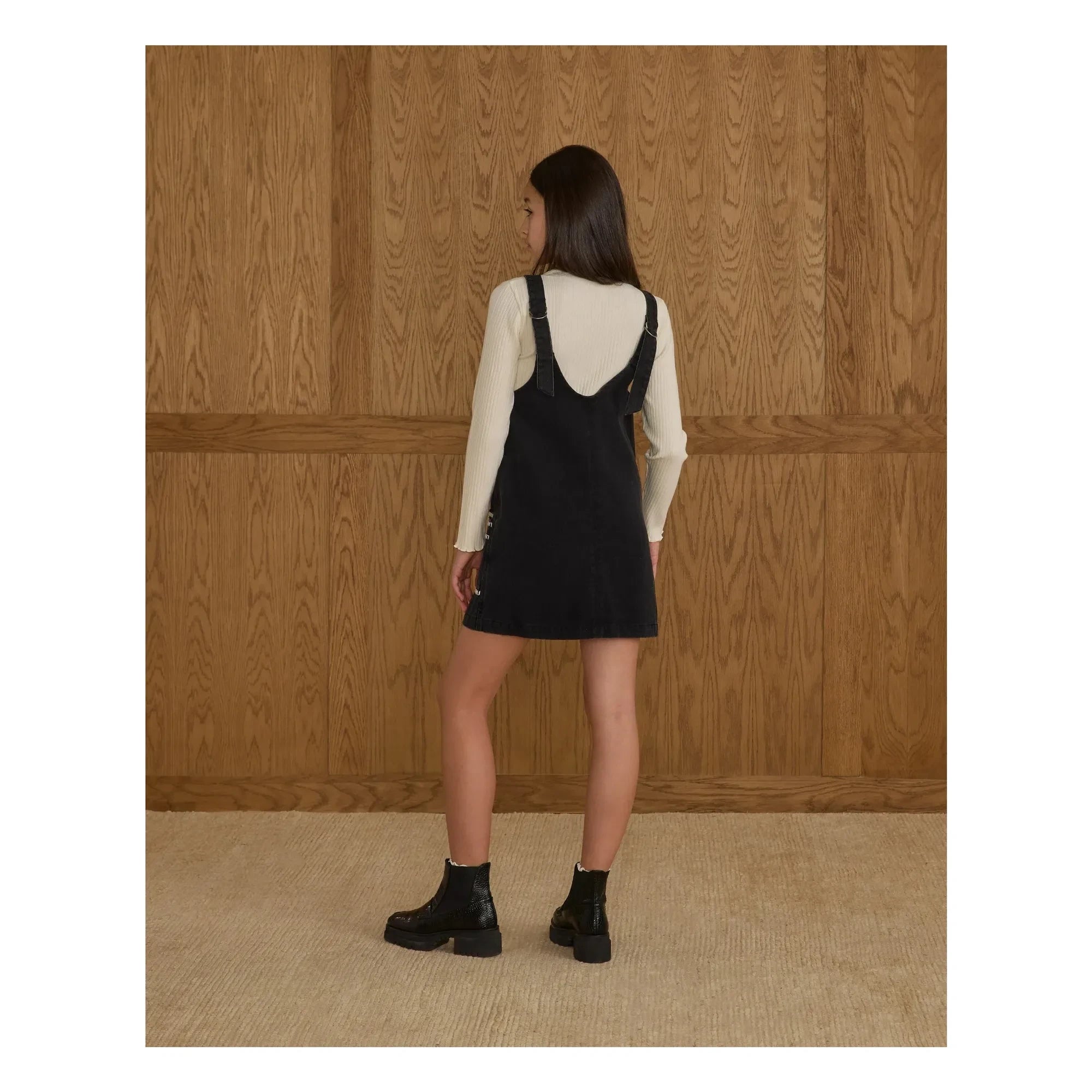 Rylee + Cru - Denim Dress | Black Denim